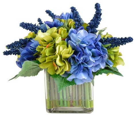 Grab your discounted hydrangea arrangement in vase by nearly natural while the store launch discount is on. Creative Displays - Hydrangea Arrangement in Square Vase ...
