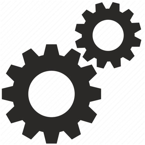 Cog Cogwheel Engine Gears Mechanism Icon