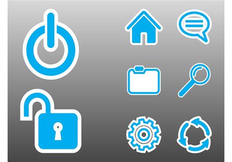 Computer Interface Icons Download Free Vector Art Stock Graphics