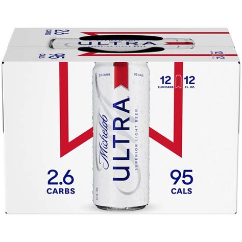 Michelob Ultra Light Beers Cans 12 Pack