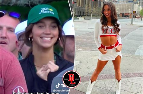 Aaliyah Kikumoto Viral Masters Fan Identified As Texas Tech Cheerleader