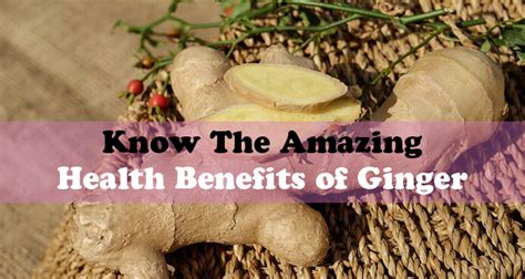 Know The Amazing Health Benefits Of Ginger Health And Fitness Magazine