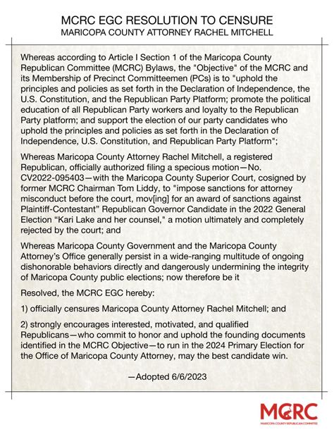 Maricopa County Republican Committee Mcrc On Twitter Breaking At