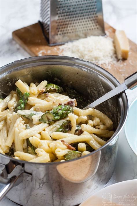 Creamy Pasta With Asparagus And Bacon Recipes Made Easy