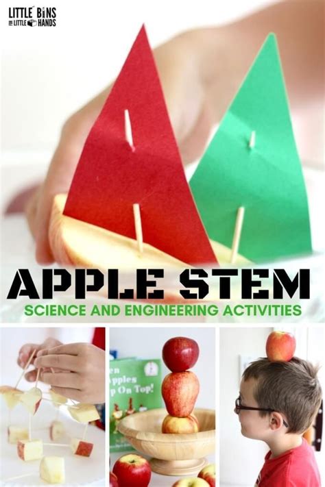 Apple Stem Activities For Kids Stem Activities Apple Stem Preschool