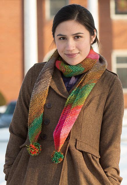 They're mostly free patterns and they're all scarves that knit up others will knit up quick and will make wonderful last minute gifts. Skinny Mitered Scarf free pattern by Susan Mills (With ...