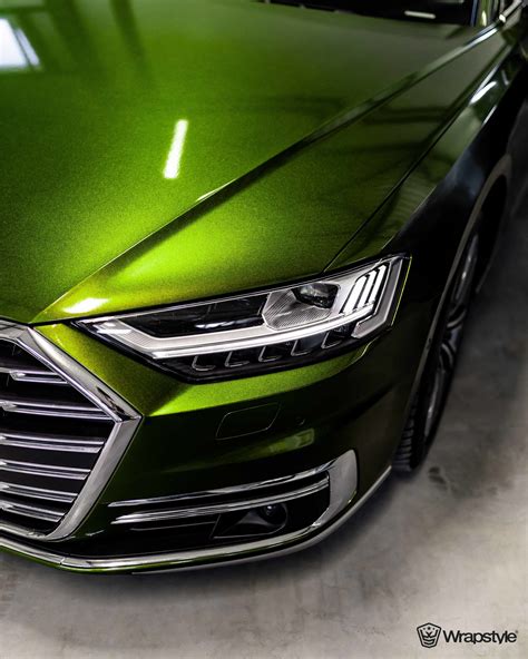 Audi A8 Green Metallic Wrap Wrapstyle