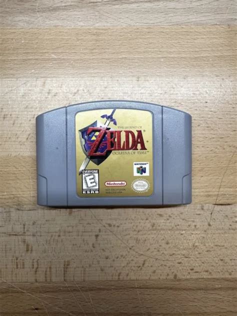 The Legend Of Zelda Ocarina Of Time Authentic Nintendo 64 N64 1998