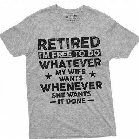 Retirement T Shirt Etsy