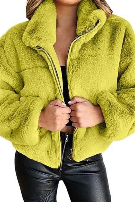 Faux Fur Women Coat Hooded Jackets Shopperboard
