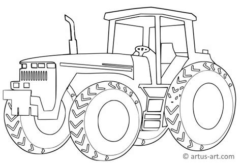 Traktor ausmalbilder / ausmalbilder traktor illustrationen und vektorgrafiken istock : Bauernhof Traktor Ausmalbild » Gratis Ausdrucken & Ausmalen » Artus Art