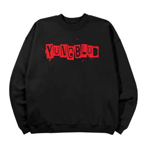 Yungblud Logo Crewneck Pullover Yungblud Official Store
