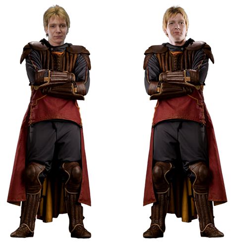 Fred And George Weasley Quidditch Transparent By Speedcam On