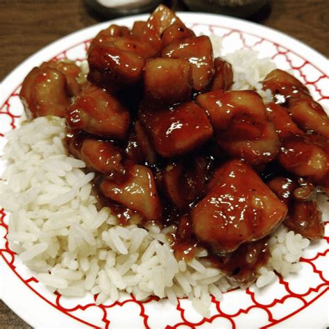 It was, by far, my favorite food court meal and we got it often. Food Court Bourbon Chicken Copycat Recipe - Old Guy In The ...