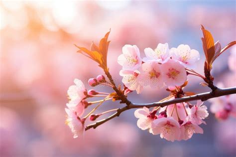 Cherry Blossom In Spring Soft Focus Shallow Dof Cherry Blossom Sakura In Springtime Shallow