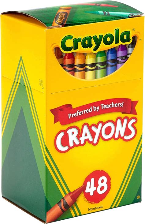 Buy 48 Pack Crayons Classic Colors Crayons For Kids School Crayons