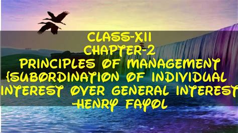 7》subordination Of Individual Interest Over General Interest Class 12