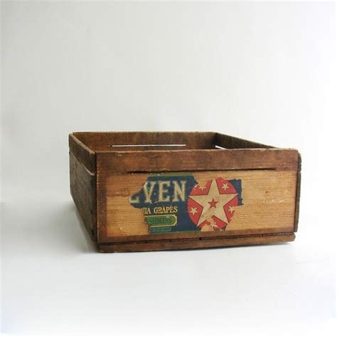Cool Vintage Wood Box Vintage Wood Box Fruit Crate Vintage Wood