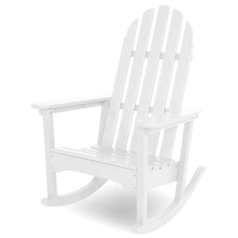 Innovative lumbar and head support. POLYWOOD ® All-Weather Adirondack Rocker (With images ...