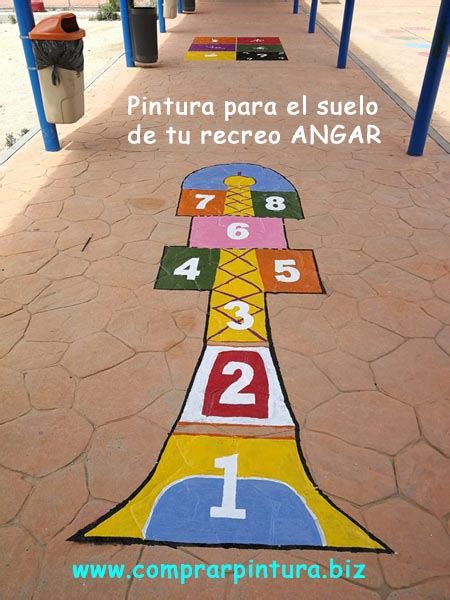 Juegos Didacticos Para Niños Pintados En El Piso 40 Nuevos Y