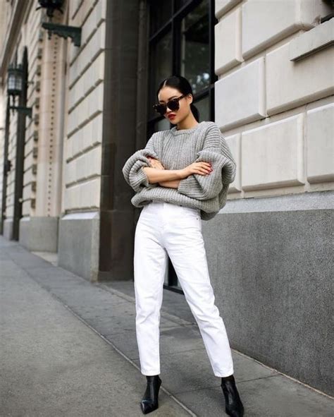 35 classy oversized sweater outfit ideas for women fashion hombre