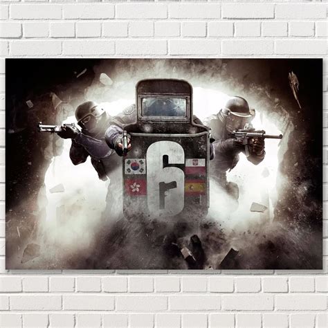 Rainbow Six Siege Poster Hd Silk Canvas Posters Painting Game Picture