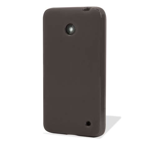 Flexishield Nokia Lumia 630 635 Gel Case Smoke Black