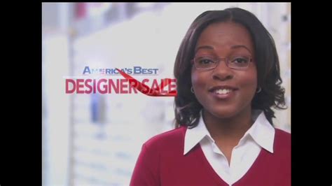 Americas Best Contacts And Eyeglasses Tv Commercial For Designer Sale