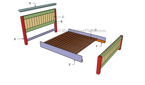 King Size Bed Frame Plans Myoutdoorplans Free Woodworking Plans And