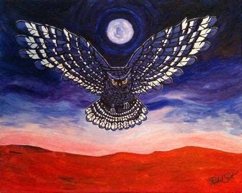 Night Owl Original Painting