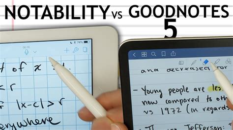 You get the added goodness of cloud saving and multimedia support. GoodNotes 5 vs Notability! Ultimate iPad Note Experience ...
