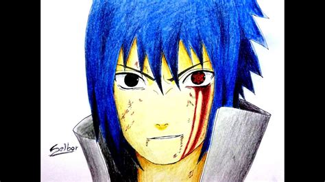 Sasuke Uchina Naruto Dibujos A Lapiz Dibujos Dibujo A Lapiz Anime