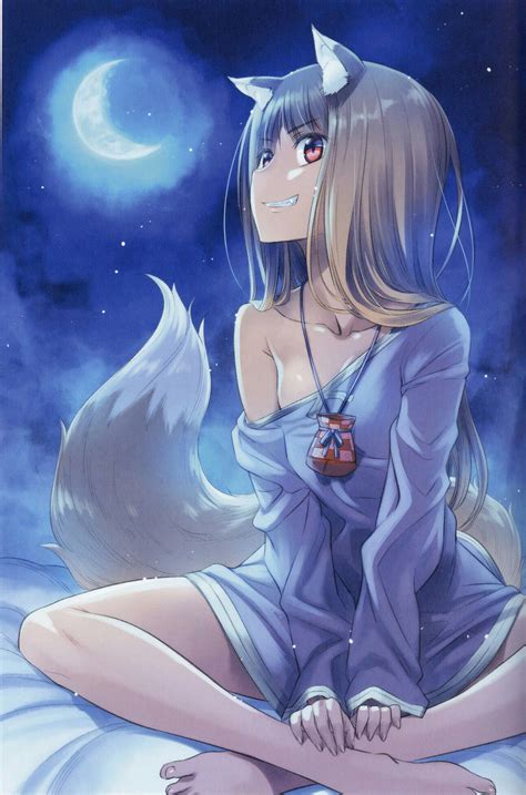 Pin By Cwirus Cwirek On Rysunki Anime Wolf Girl Spice And Wolf Holo Spice And Wolf