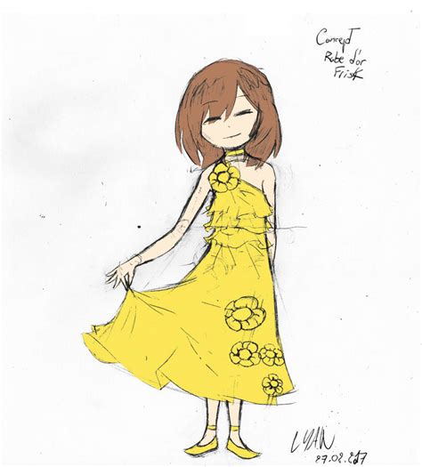 Concept Frisk Evening Dress By Lyan S Art On Deviantart