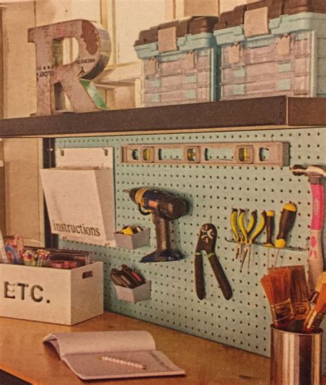 Painted Pegboard ️ Painted Pegboard Peg Board Home Projects