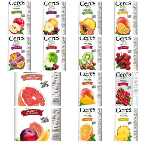 Ceres 100 Fruit Juice 1l Ruby Grapefruit Cranberry Passion Fruit