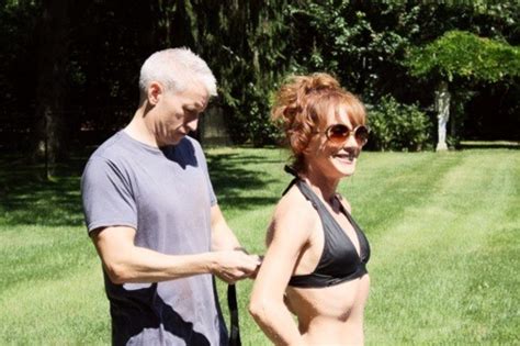 anderson cooper sunbathes with kathy griffin photos huffpost latest news