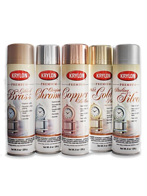 Krylon Premium Metallic Spray Paint เครื่องสำอาง