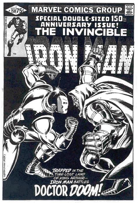 Dr Doom Vs Iron Man Iron Man 150 Recreation By Bob Layton In George