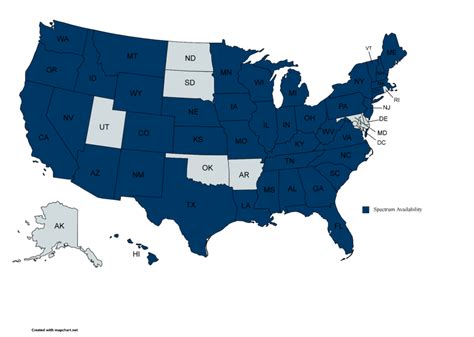 Spectrum Availability Coverage Map In