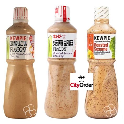 Kewpie Deep Roasted And Roasted Sesame Dressing 1 Liter Japan Thailand