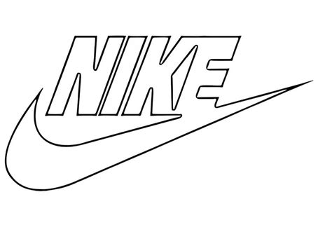 Kolorowanka Napis Nike Do Druku I Online