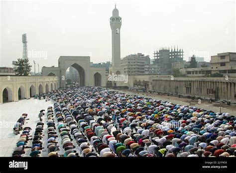 Tens Of Thousands Of Muslim Devotees Offer Jummah Prayer At Baitul