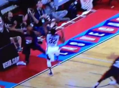 His leg bent sideways, a la shaun livingston. Graphic Video: Paul George breaks leg in USA scrimmage - NY Daily News