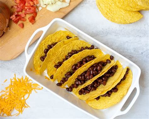 Easy Baked Black Bean Tacos A Mind Full Mom