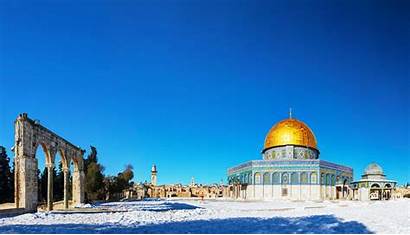 Israel Jerusalem Wallpapers Dome Rock Backgrounds 4k