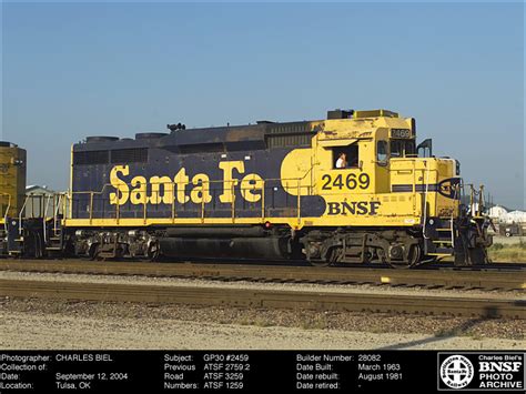 The Bnsf Photo Archive Gp30 2459
