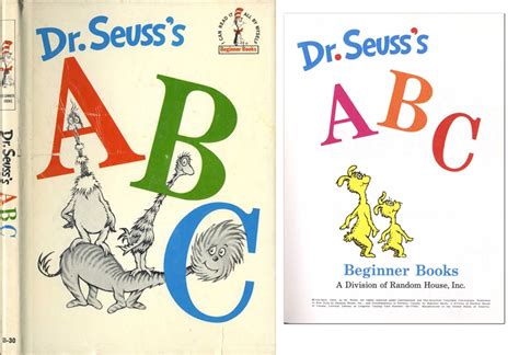 Lot Detail Dr Seusss Abc First Edition First Printing