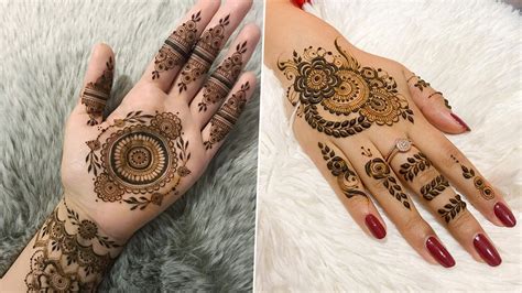 Quick 5 Minute Diwali Mehndi Designs Arabic Henna Indian Traditional