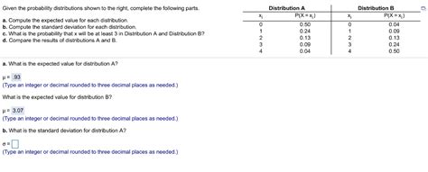 Solved Given The Probability Distributions Shown To Chegg Com